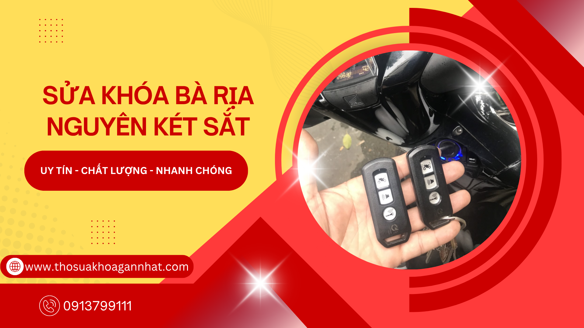 Sửa khóa xe máy vũng tàu