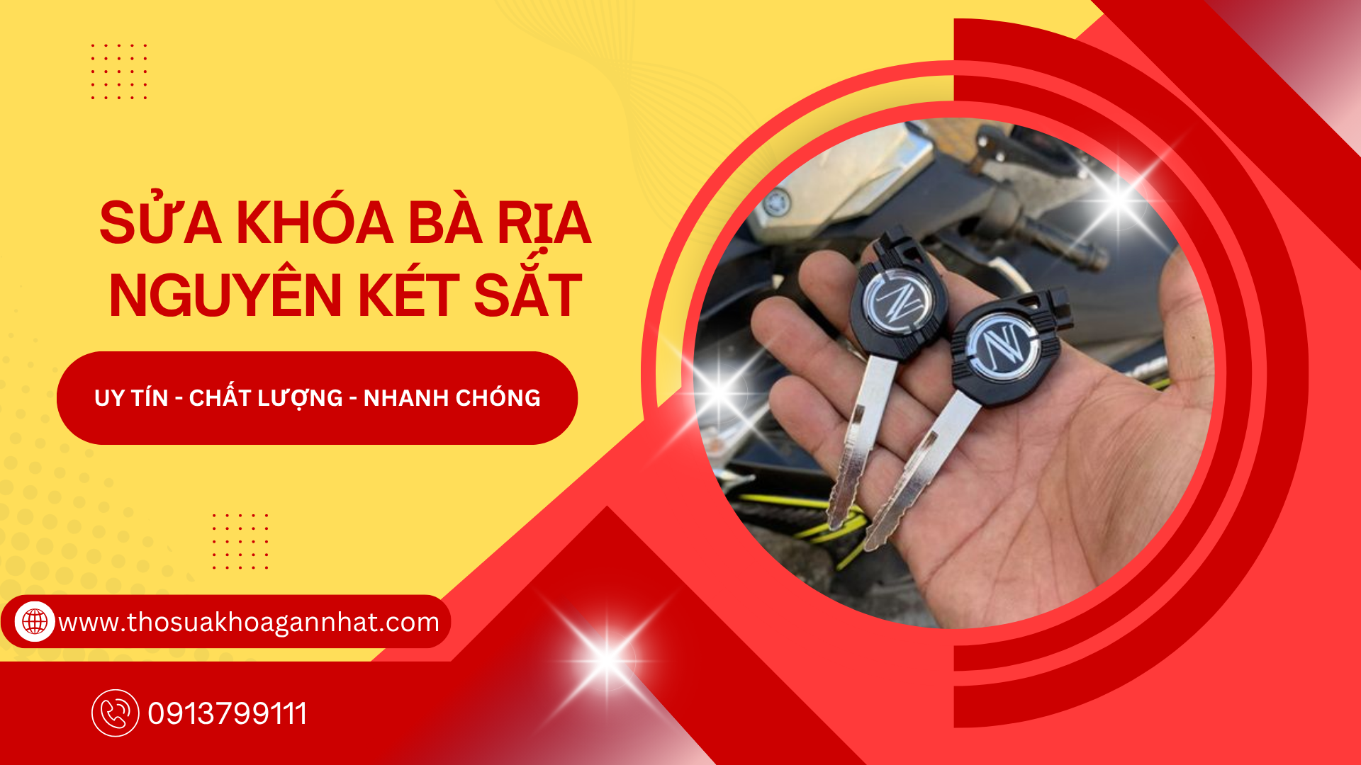 sửa khóa xe máy gần đây